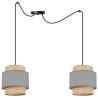Lampa Wisząca SPIDER BOHO Pająk Rustykalna z Abażurami Juta Lampa Wisząca SPIDER BOHO Pająk Rustykalna z Abażurami Juta