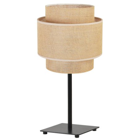 Lampa Stołowa z Abażurem z Jutą BOHO GIA