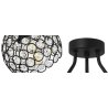 Lampa Sufitowa w Stylu Glamour TRIO CRYSTAL Detale