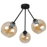 Nowoczesna Lampa TRIO HAGA Miodowe Szkło