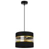 Nowoczesna Lampa z Abażurem ELEGANCE GOLD Transparentny Pas