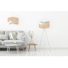 Lampa Podłogowa Stojąca JUTA Abażur do Salonu