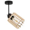 Nowoczesna Lampa Reflektor z Kloszem Drewnianym TIMBER Nowoczesna Lampa Reflektor z Kloszem Drewnianym TIMBER