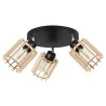 Nowoczesna Lampa Reflektory na Podsufitce TIMBER Drewno Nowoczesna Lampa Reflektory na Podsufitce TIMBER Drewno
