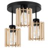 Nowoczesna Lampa Wisząca na Podsufitce TIMBER Drewno Nowoczesna Lampa Wisząca na Podsufitce TIMBER Drewno