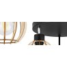 Elegancka Lampa TIMBER z Kloszami Drewnianymi Detale Elegancka Lampa TIMBER z Kloszami Drewnianymi Detale