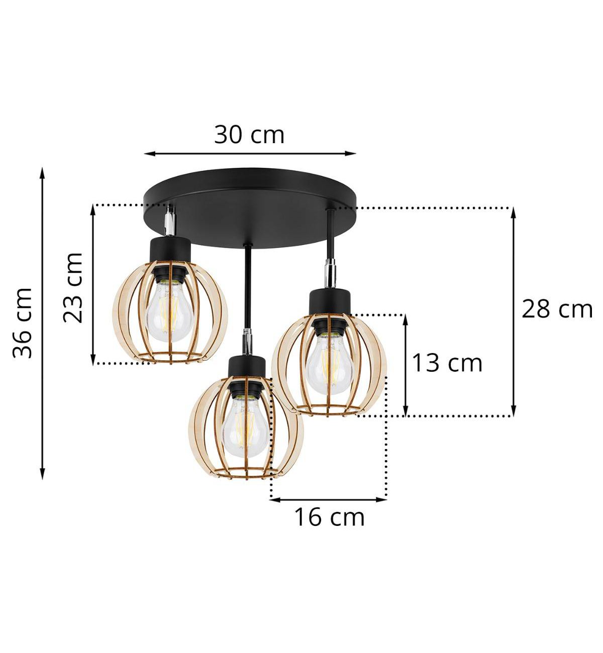 Lampa Sufitowa Timber Drewno Regulacja Metal E Sklep Light Home Polski Producent