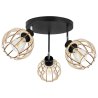 Lampa Sufitowa na Podsufitce Nowoczesna TIMBER Drewniane Klosze Lampa Sufitowa na Podsufitce Nowoczesna TIMBER Drewniane Klosze