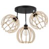 Nowoczesna Lampa Wisząca TIMBER Drewniana na Podsufitce Nowoczesna Lampa Wisząca TIMBER Drewniana na Podsufitce