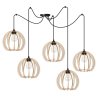 Lampa Nowoczesna SPIDER TIMBER styl Rustykalny