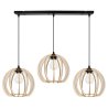 Nowoczesna Lampa Wisząca TIMBER Drewniane Klosze Nowoczesna Lampa Wisząca TIMBER Drewniane Klosze