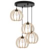 Lampa z Kloszami Drewnianymi Nowoczesna TIMBER