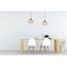 Lampa Wisząca Żyrandol TIMBER Klosz Drewniany nad Stół
