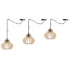 Lampa Wisząca SPIDER TIMBER Nowoczesna Drewniany Kloszy Lampa Wisząca SPIDER TIMBER Nowoczesna Drewniany Kloszy