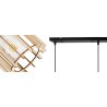 Lampa Wisząca Drewniany Klosz LED Timber Żyrandol Lampa Wisząca Drewniany Klosz LED Timber Żyrandol