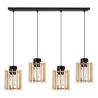 Lampa Wisząca TIMBER Żyrandol Drewniany Klosz LED Lampa Wisząca TIMBER Żyrandol Drewniany Klosz LED