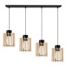 Lampa Wisząca TIMBER Żyrandol Drewnian Regulacja Wysokości Lampa Wisząca TIMBER Żyrandol Drewnian Regulacja Wysokości
