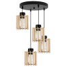 Lampa Wisząca Drewniany Żyrandol Klosz LED TIMBER Lampa Wisząca Drewniany Żyrandol Klosz LED TIMBER