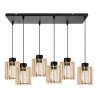 Lampa Wisząca Żyrandol Drewniana TIMBER z Regulacją