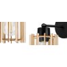 Lampa Wisząca Kinkiet Drewniany LED TIMBER Detale