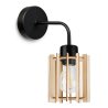Stylowa Lampa Ścienna Kinkiet Drewniany Klosz TIMBER Stylowa Lampa Ścienna Kinkiet Drewniany Klosz TIMBER