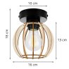 Lampa Sufitowa Klosz Drewniany Kinkiet Plafon TIMBER Lampa Sufitowa Klosz Drewniany Kinkiet Plafon TIMBER