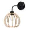 Nowoczesna Lampa Ścienna Drewniana Kinkiet LED TIMBER