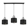 Nowoczesna Metalowa Lampa na Listwie Czarna PANTA Nowoczesna Metalowa Lampa na Listwie Czarna PANTA