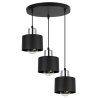 Lampa Nowoczesna na Podsufitce z Metalu Czarna PANTA Lampa Nowoczesna na Podsufitce z Metalu Czarna PANTA
