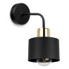 Lampa Ścienna Kinkiet PANTA Metalowy Czarny Klosz Lampa Ścienna Kinkiet PANTA Metalowy Czarny Klosz