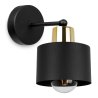 Lampa Ścienna Kinkiet Klosz Czarny PANTA Led Lampa Ścienna Kinkiet Klosz Czarny PANTA Led