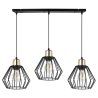 Lampa Sufitowa na Listwie Metalowa w Stylu Loft NUVOLA Lampa Sufitowa na Listwie Metalowa w Stylu Loft NUVOLA