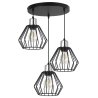Lampa Wisząca na Podsufitce Druciane Klosze Loftowa NUVOLA Lampa Wisząca na Podsufitce Druciane Klosze Loftowa NUVOLA