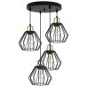 Lampa Wisząca na Podsufitce Metalowe Klosze Loft NUVOLA Lampa Wisząca na Podsufitce Metalowe Klosze Loft NUVOLA