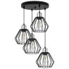 Lampa Sufitowa na Podsufitce Metalowe Klosze Loft NUVOLA Lampa Sufitowa na Podsufitce Metalowe Klosze Loft NUVOLA