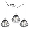 Lampa Sufitowa z Metalowymi Kloszami Regulacja Wysokości SPIDER NUVOLA Lampa Sufitowa z Metalowymi Kloszami Regulacja Wysokości SPIDER NUVOLA