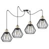 Lampa Sufitowa z Drucianymi Kloszami SPIDER NUVOLA