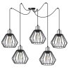 Lampa Wisząca typu Pająk Druciane Klosze SPIDER NUVOLA Lampa Wisząca typu Pająk Druciane Klosze SPIDER NUVOLA