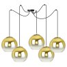 Nowoczesna Lampa Wisząca Złote Klosze Kule Spider Bergen Gold Nowoczesna Lampa Wisząca Złote Klosze Kule Spider Bergen Gold