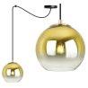 Elegancka Lampa Wisząca Zwis ze Złotym Kloszem BERGEN GOLD