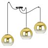 Lampa Sufitowa Złote Klosze 15cm Glamour Spider BERGEN GOLD