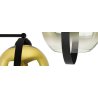 Lampa Ścienna Kinkiet Złoty Klosz Detale 15 cm BERGEN GOLD Lampa Ścienna Kinkiet Złoty Klosz Detale 15 cm BERGEN GOLD