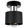 Nowoczesna Lampa Sufitowa Plafon Czarny Klosz Metalowy PANTA Nowoczesna Lampa Sufitowa Plafon Czarny Klosz Metalowy PANTA