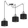 Lampa Sufitowa typu Pająk Czarne Klosze styl Industrialny SPIDER PANTA Lampa Sufitowa typu Pająk Czarne Klosze styl Industrialny SPIDER PANTA