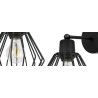 LAMPA ŚCIENNA KINKIET KLOSZ METAL DRUCIAK LED LAMPA ŚCIENNA KINKIET KLOSZ METAL DRUCIAK LED