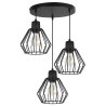 Lampa Wisząca Industrialna Druciane Klosze na Podsufitce Nuvola LED E27 Lampa Wisząca Industrialna Druciane Klosze na Podsufitce Nuvola LED E27