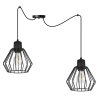 Lampa Wisząca Industrialna typ Pająk Druciane Klosze Nuvola LED E27 Lampa Wisząca Industrialna typ Pająk Druciane Klosze Nuvola LED E27