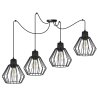 Industrialna Lampa Wisząca Metalowe Klosze typ Pająk Nuvola LED E27 Industrialna Lampa Wisząca Metalowe Klosze typ Pająk Nuvola LED E27