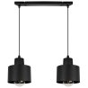 Nowoczesna Lampa Sufitowa Wisząca Czarna Metalowa Listwa Panta LED E27 Nowoczesna Lampa Sufitowa Wisząca Czarna Metalowa Listwa Panta LED E27
