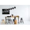 Lampa Sufitowa Wisząca do Jadalni Metalowa Listwa Panta LED E27 Lampa Sufitowa Wisząca do Jadalni Metalowa Listwa Panta LED E27